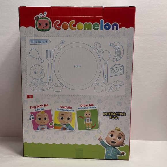 CoComelon Deluxe Interactive JJ Doll Sing Feed And Dress JJ - Picture 3 of 7